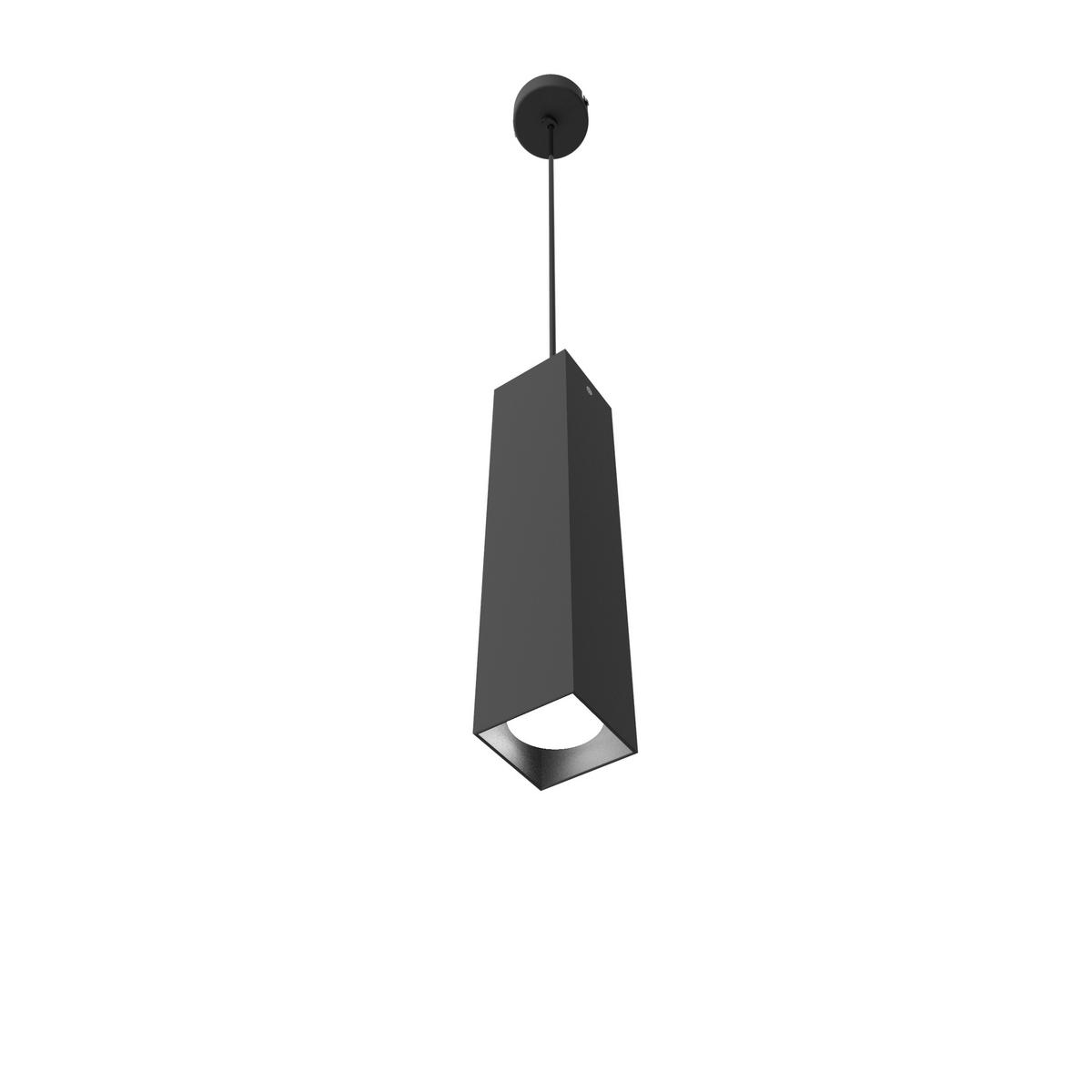 HÄNGELEUCHTE - Grau, Metall (6/6/40cm) - Lumicom