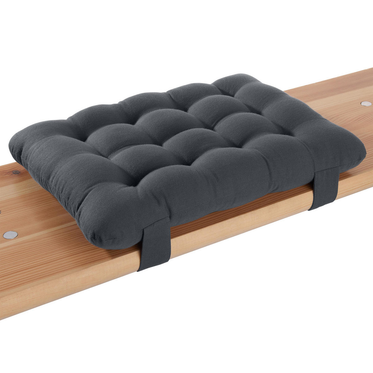 SITZKISSEN Solid für Bierbänke 36 cm - Grau, Textil (25/36cm) - Butlers