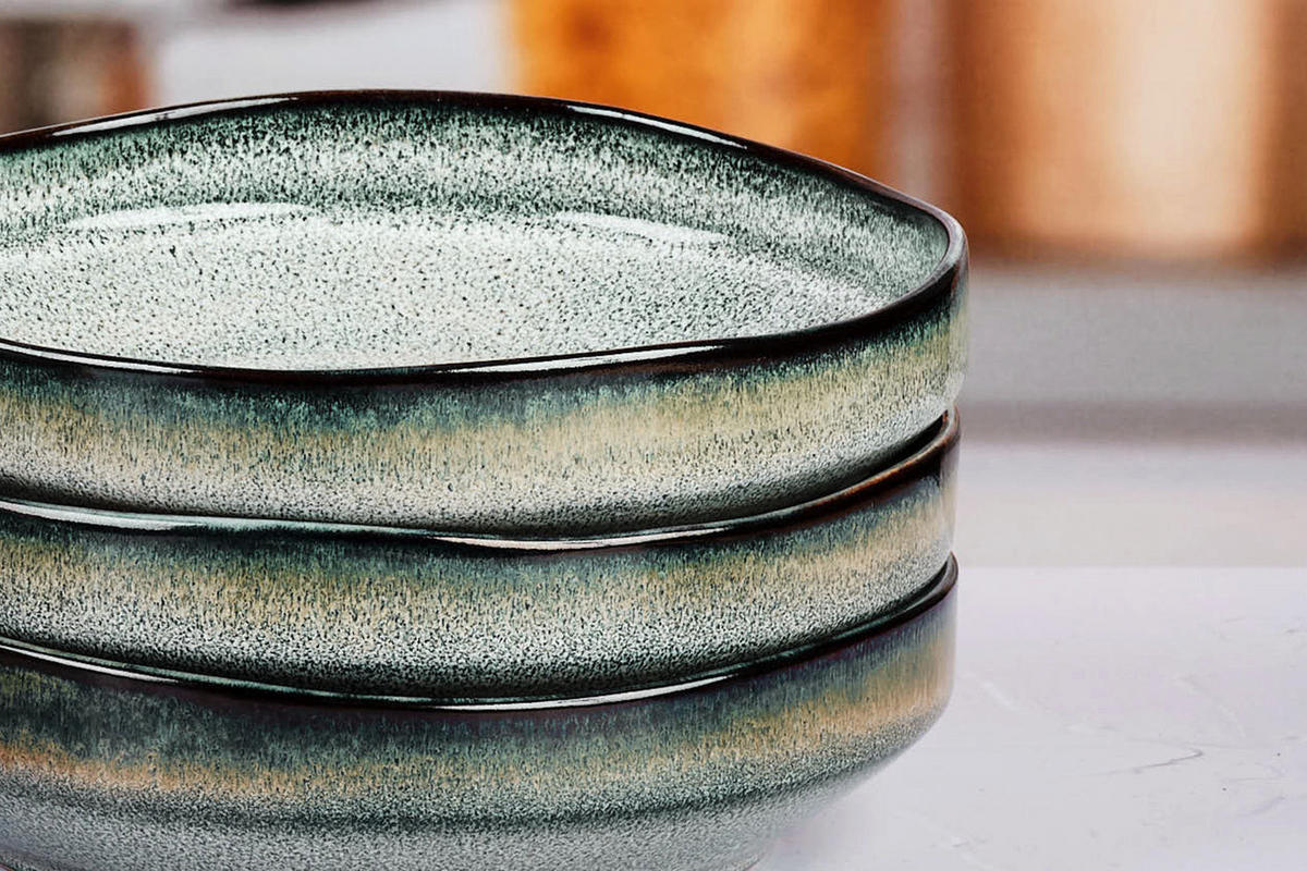 KOMPLETTSERVICE Plus Genesis - 60er-Set - Erde - Grau, Keramik (1/1/1cm) - Björn