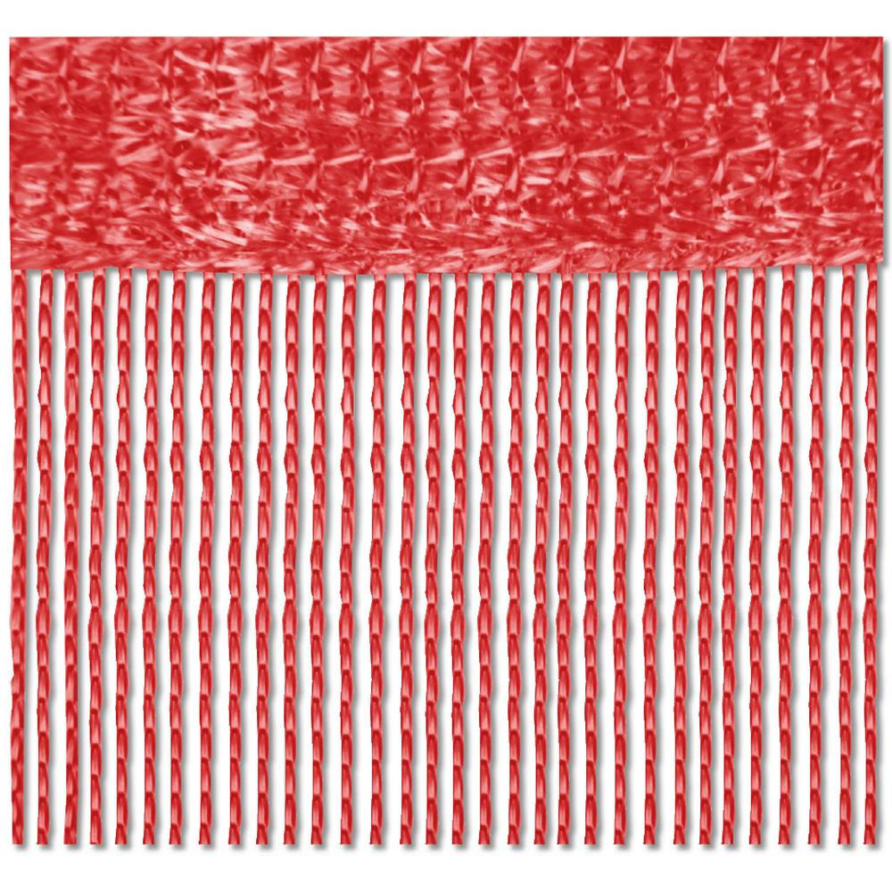 FADENVORHANG 90 cm x 240 cm Fadengardine (Rosa) Ideal als Insektenschutz oder Raumteiler - Rot, Textil (90/240cm) - Bestlivings