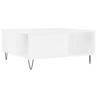 COUCHTISCH Weiß 80x80x36,5 cm Holzwerkstoff - Weiß, Holzwerkstoff (80/80/36.5cm) - furnicato