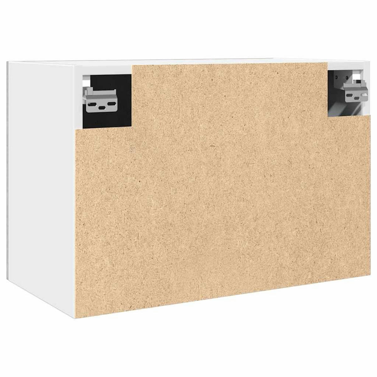 KÜCHENOBERSCHRANK Lyon mit 1 Tür 60/31/40 cm aus Holzwerkstoff Betongrau - Hellgrau, Holz (60/40/31cm) - vidaXL