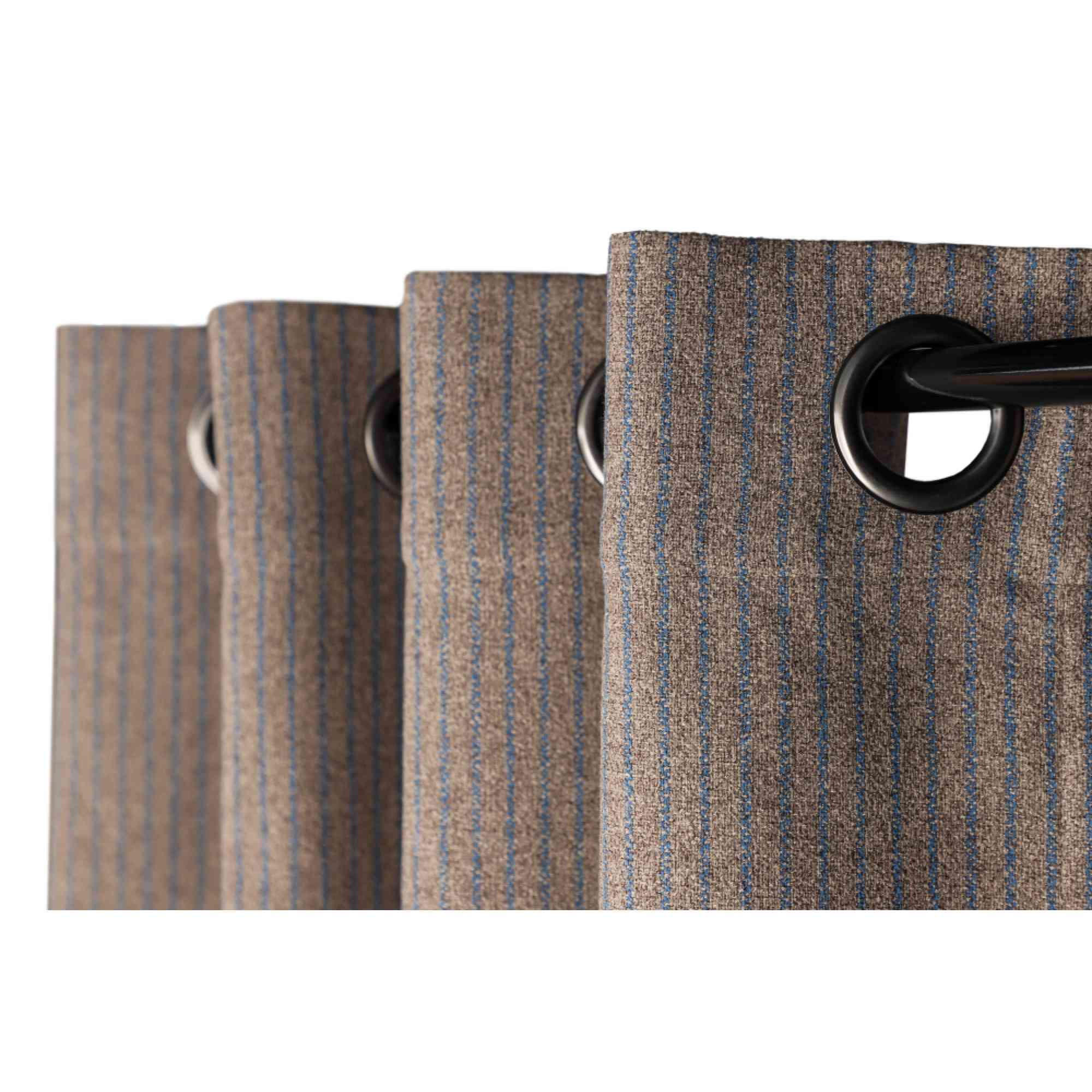 ÖSENSCHAL E-Fun blickdicht 140/250 cm   - Braun, Basics, Textil (140/250cm) - Esprit