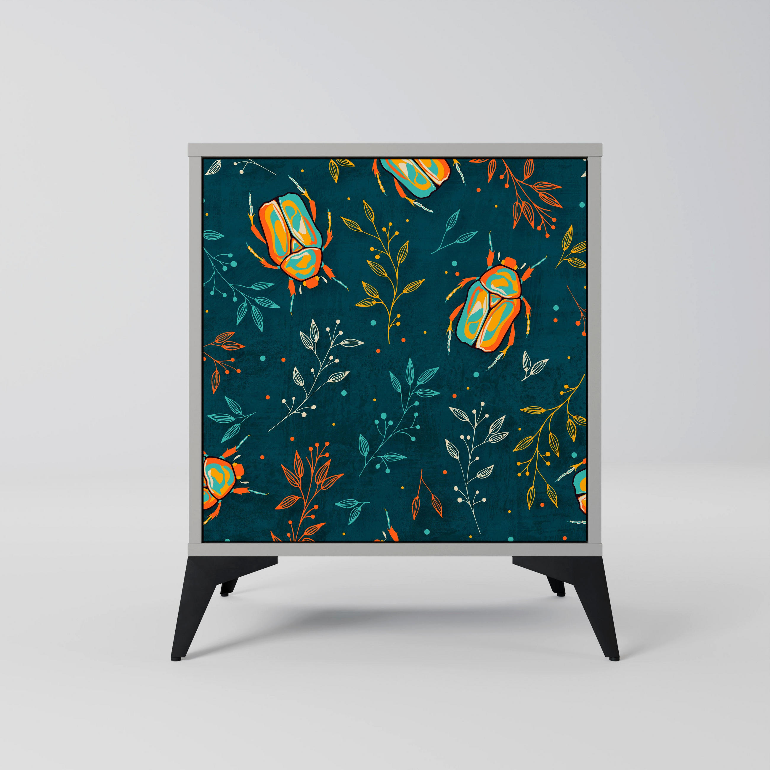 SpaceRebels Sideboard Grau 57.5x70.5x42 cm