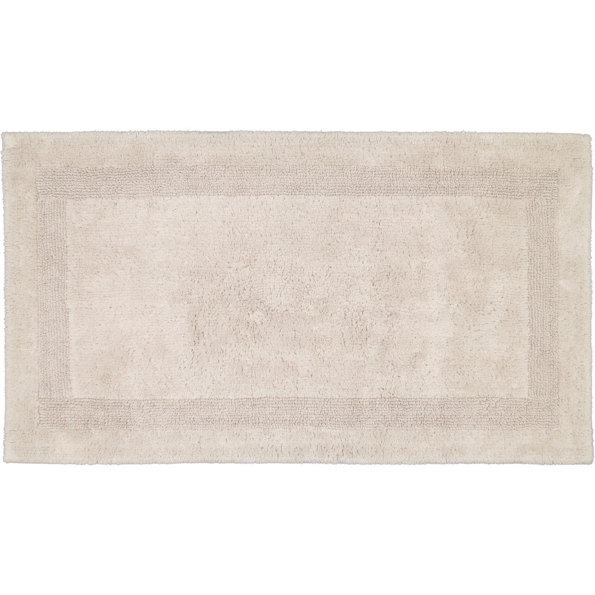 BADTEPPICH LUXUS 1000 TRAVERTIN - 366 - Beige, Textil (70/120cm) - Cawoe