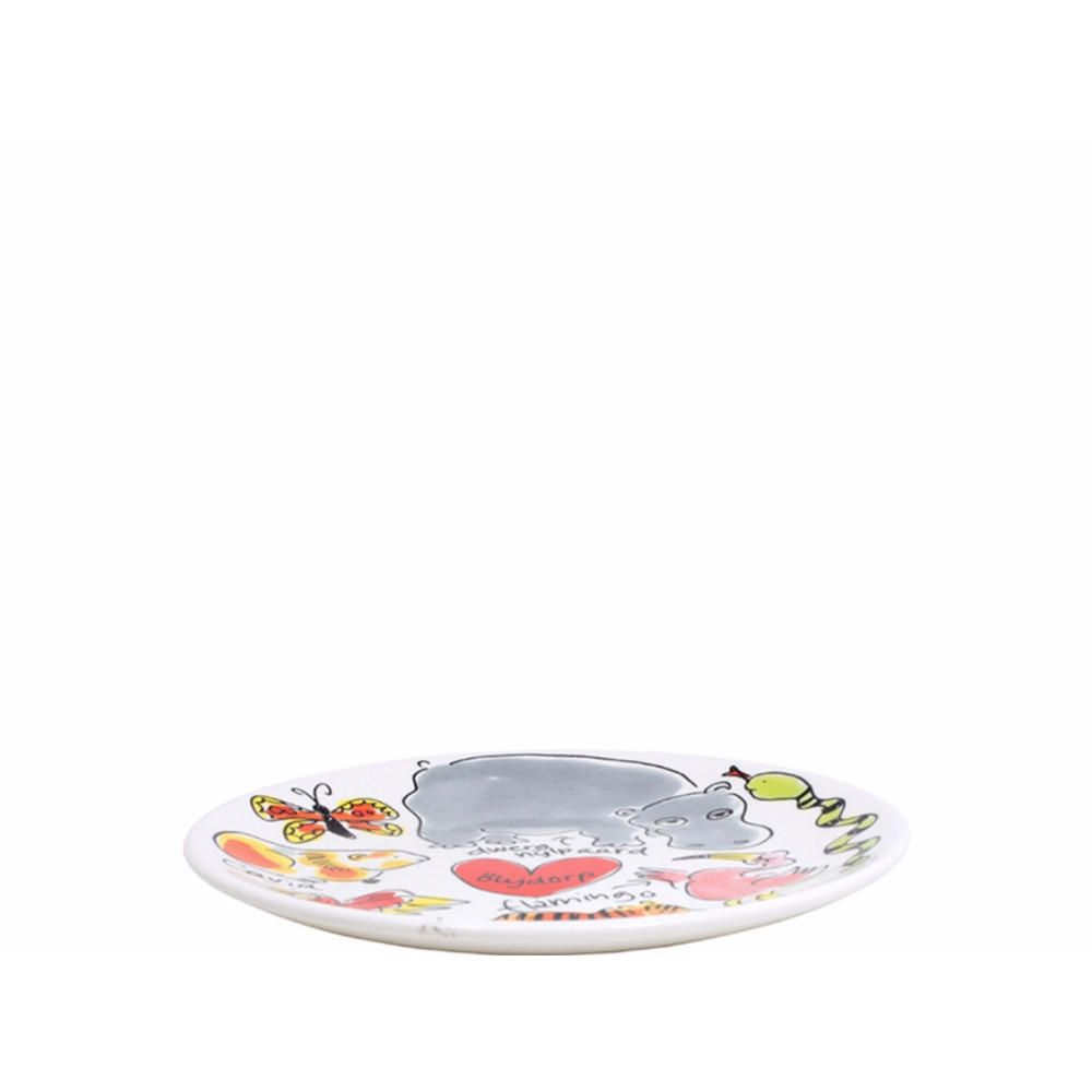 KUCHENTELLER Blijdorp in Bunt - 18cm - Multicolor, Keramik (18/18/2cm) - Blond Amsterdam