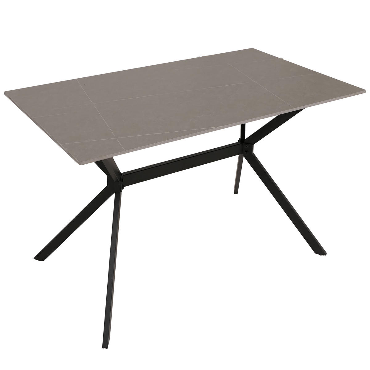 JÍDELNÍ STŮL hranatý šedý - šedá, kámen (70/120/76cm) - MCW