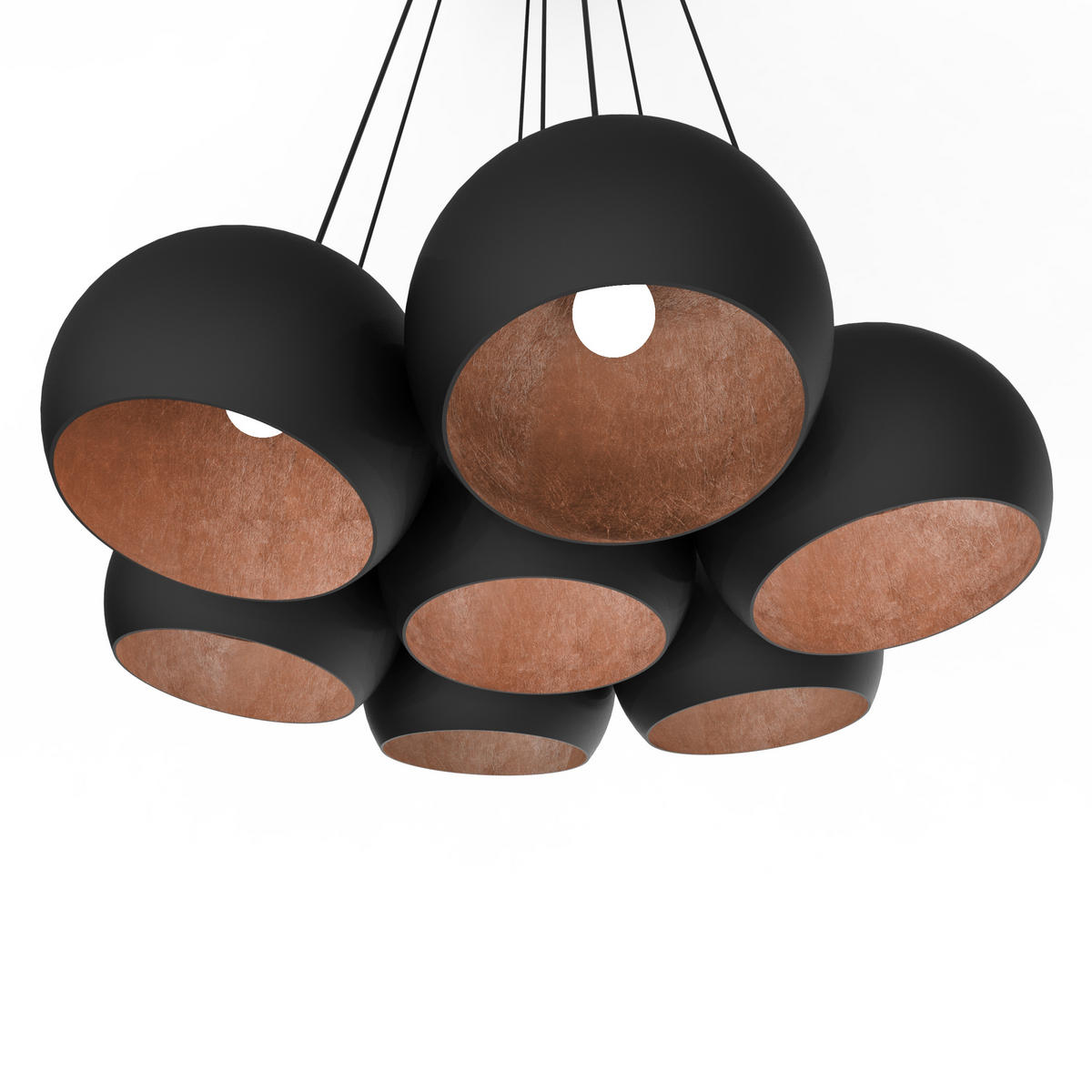 HÄNGELEUCHTE - Kupferfarben, Metall (25/25/20cm) - Lumicom