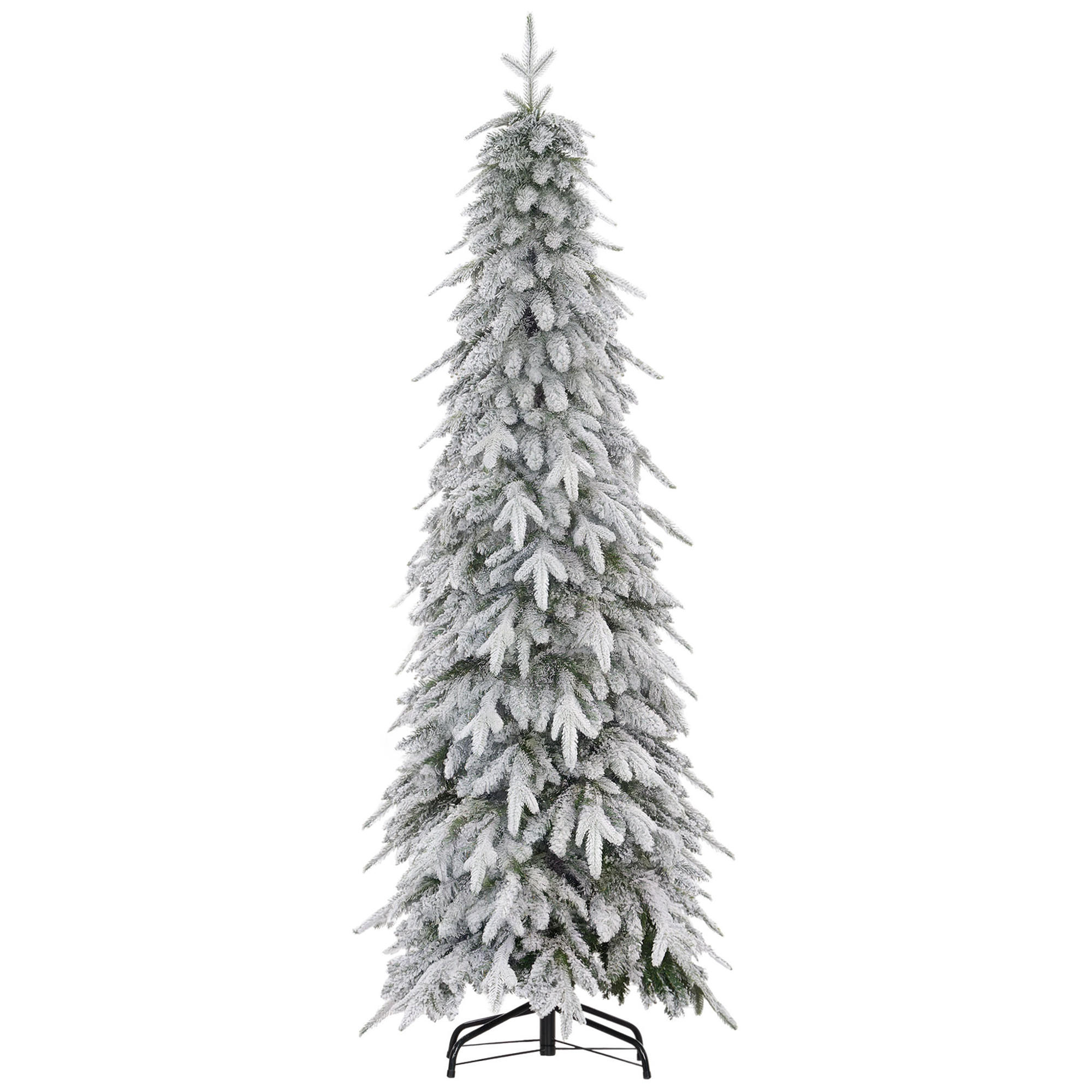 WEIHNACHTSBAUM DE-41592 180 cm, 600 Zweige, Kunstschnee Grün - Grün, Kunststoff (180cm) - ComfortXL