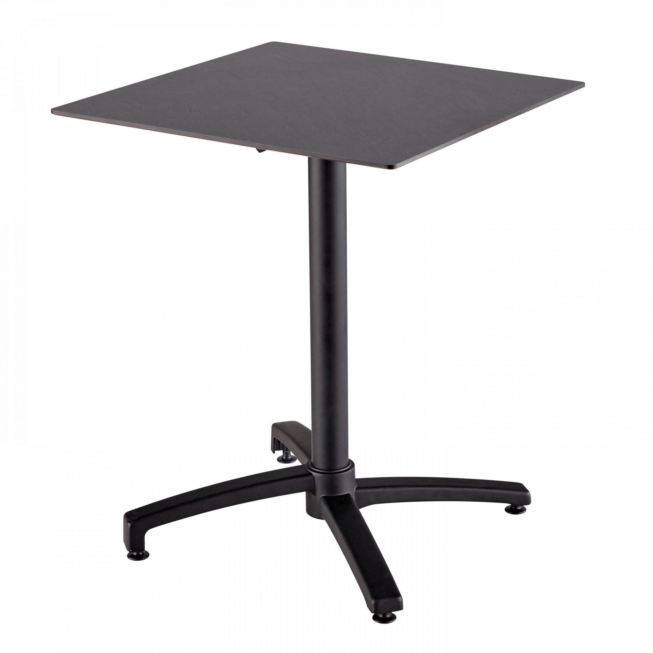TERRASSENTISCH, Grau - Grau, Holzwerkstoff (60/60/72cm) - Oviala
