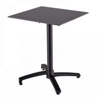 TERRASSENTISCH, Grau - Grau, Holzwerkstoff (60/60/72cm) - Oviala