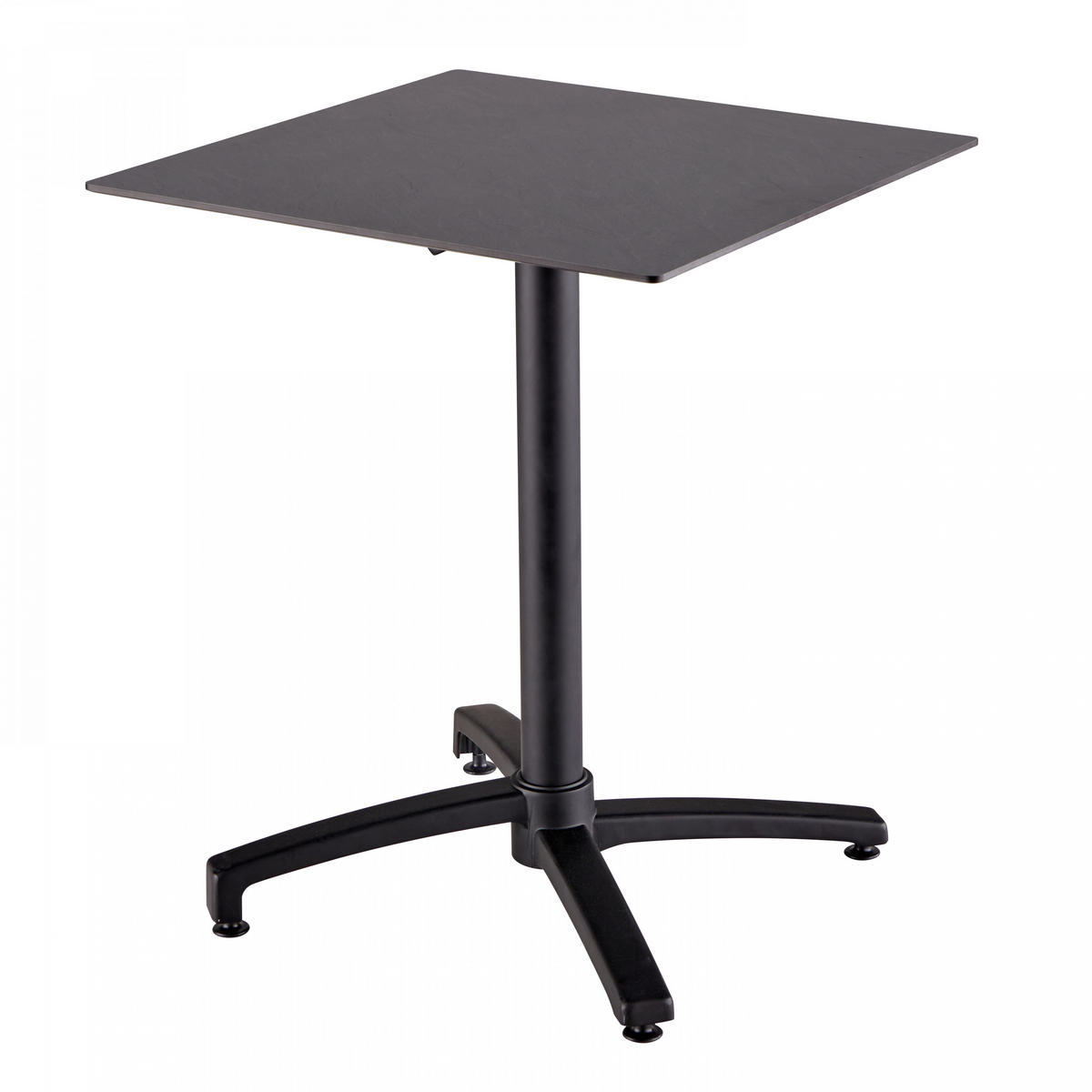 TISCHPLATTE 60 x 60 cm, Dunkelgrau - Hellgrau, Kunststoff (60/1.25/60cm) - Oviala