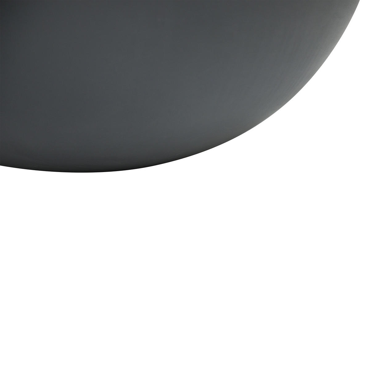 COUCHTISCH CHRONOS Mittel aus Beton 87 x 87 x 35 cm - Schwarz, Naturmaterialien (87/87/35cm) - Elementi