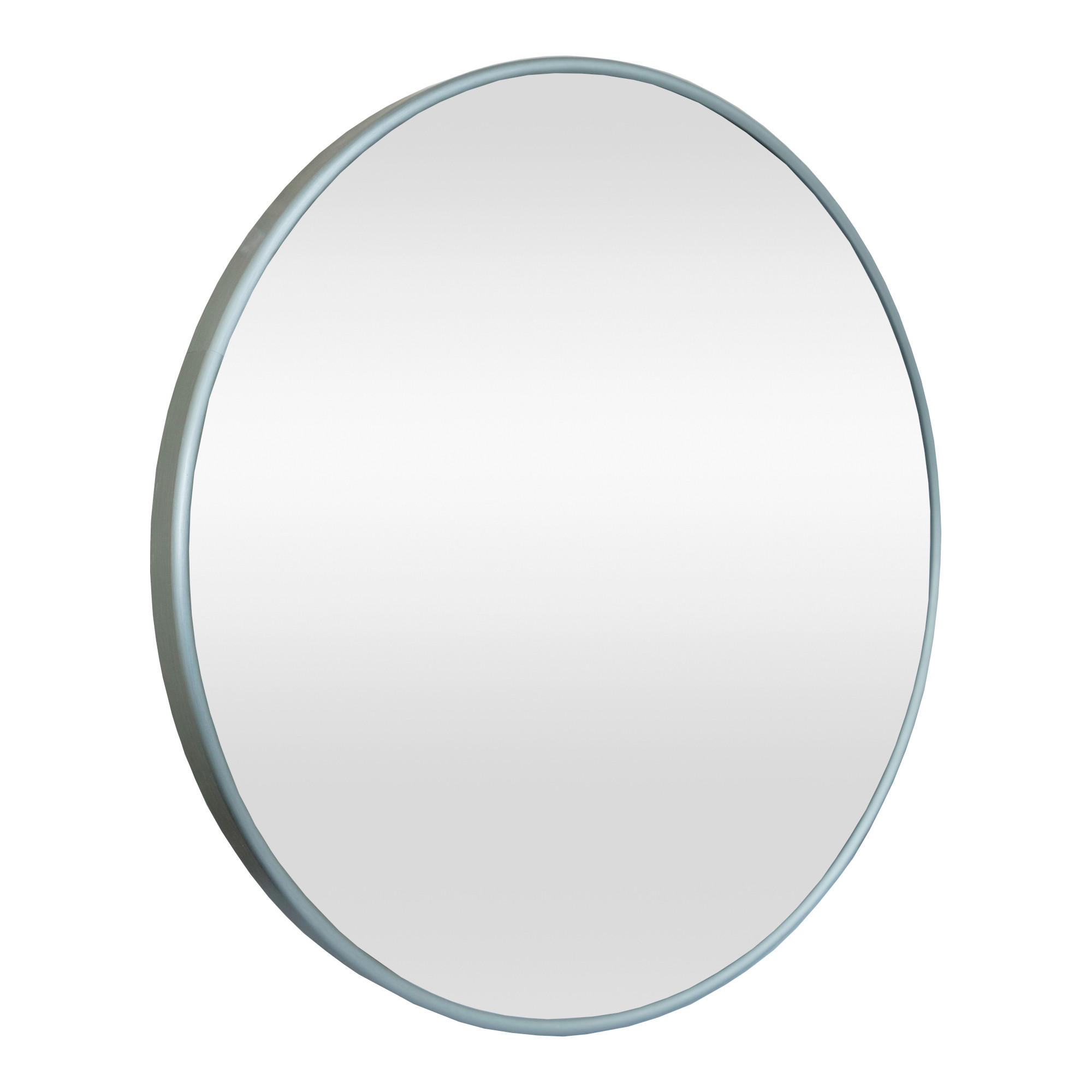 WANDSPIEGEL Ordona - Graphitfarben, Glas/Metall (40/2.8/40cm) - [en.casa]