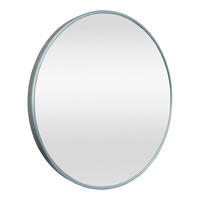 WANDSPIEGEL Ordona - Graphitfarben, Glas/Metall (40/2.8/40cm) - [en.casa]