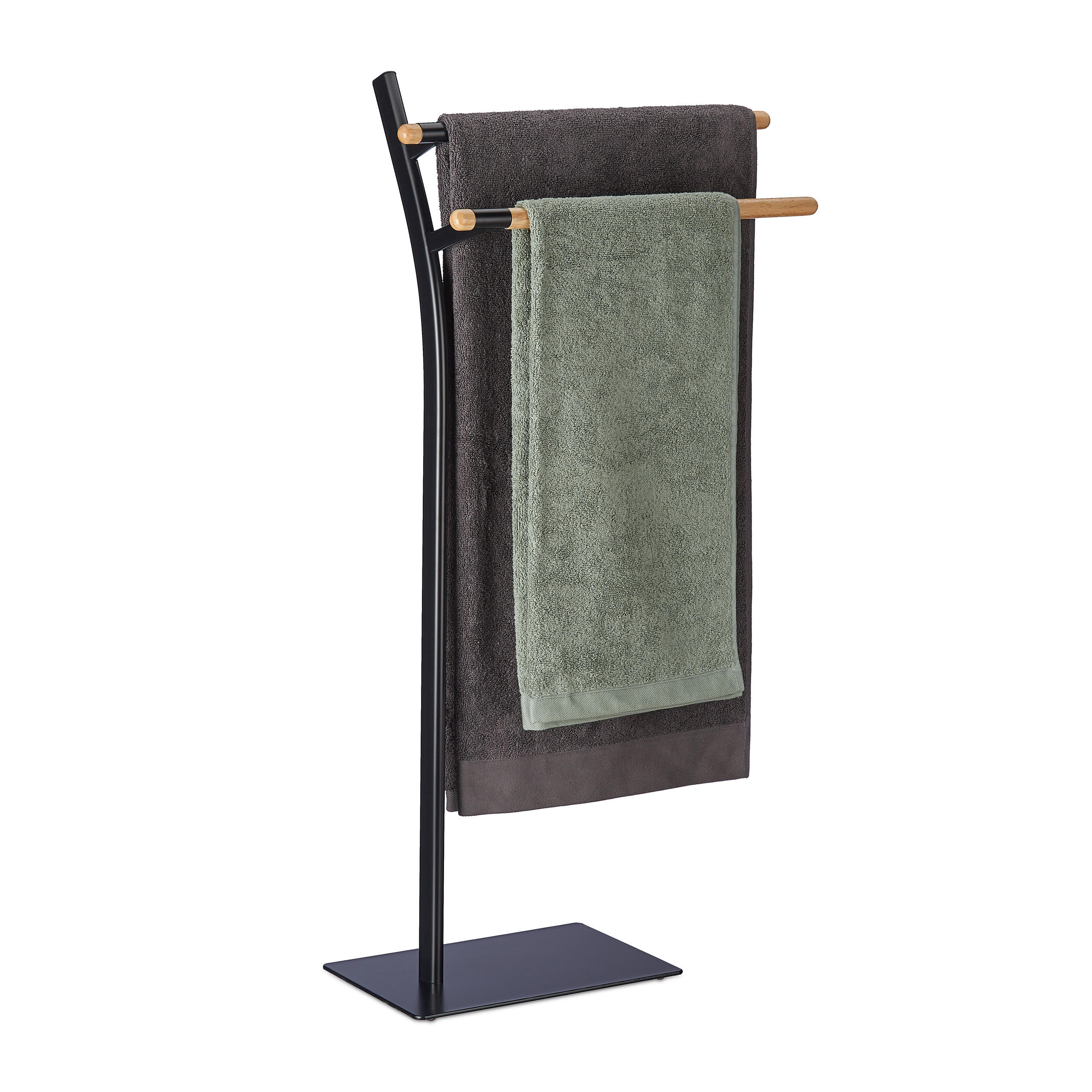 Relaxdays Handtuchhalter Mehrfarbig 46.5x88x20 cm