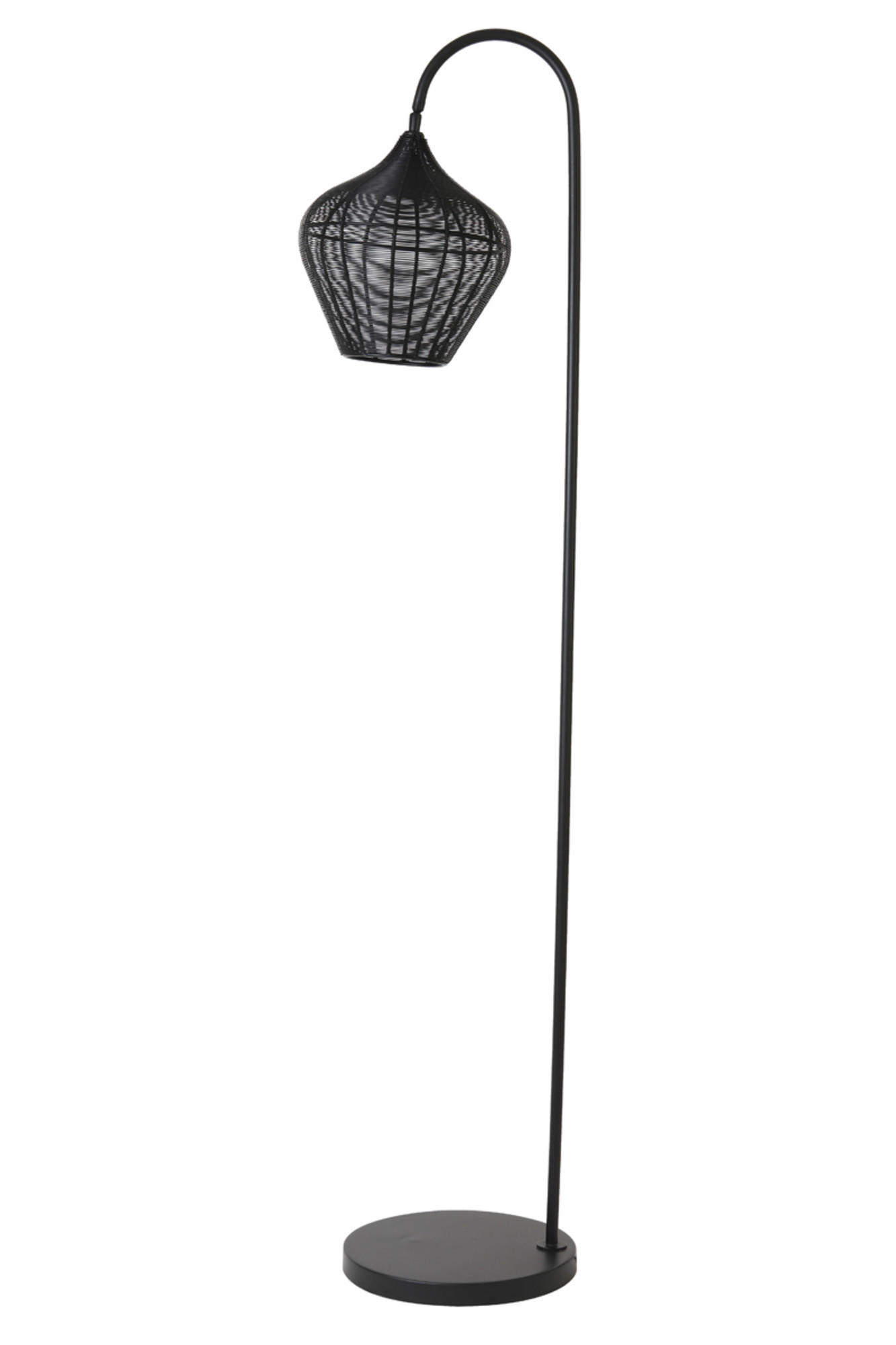 Light & Living Stehleuchte Schwarz 30x160x35 cm