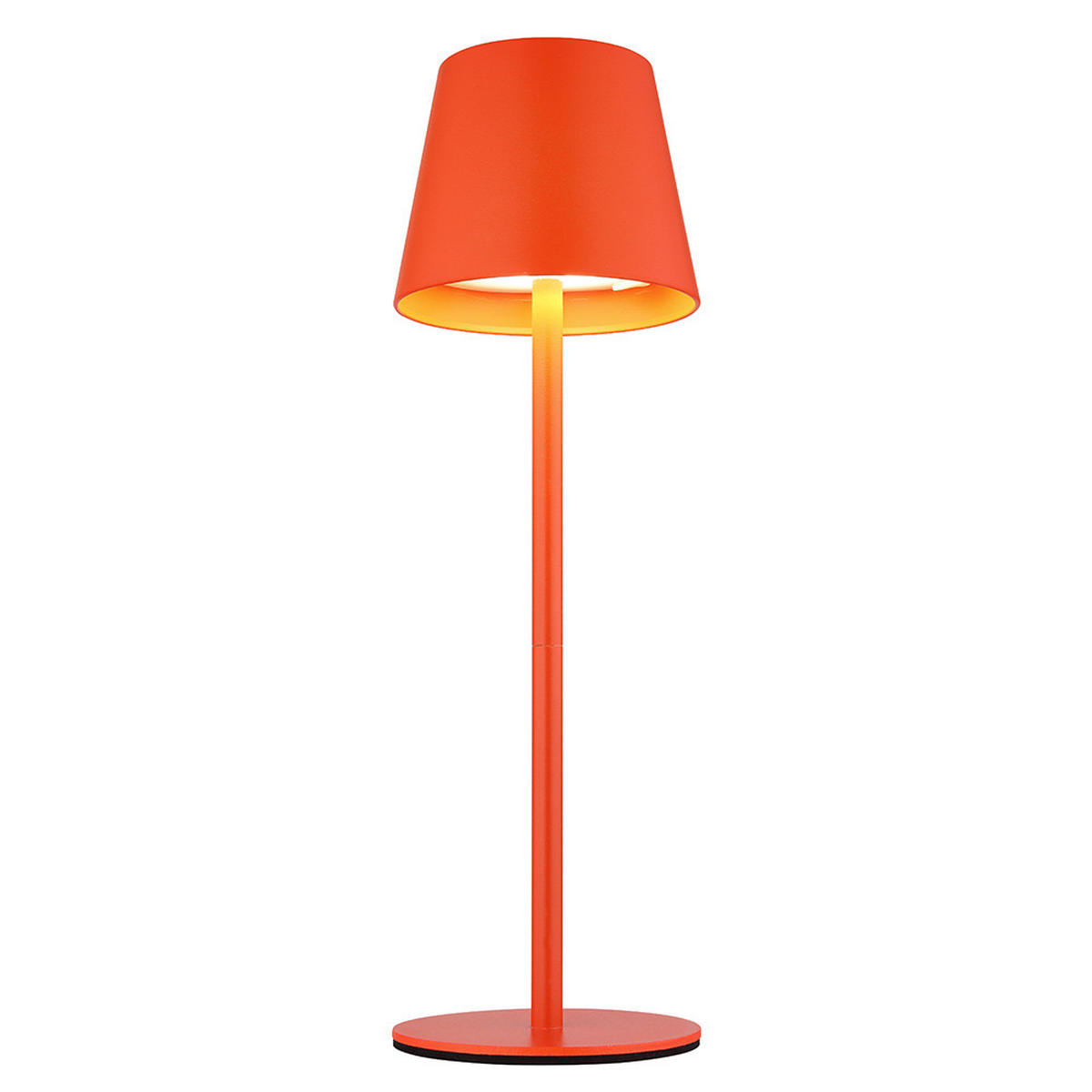 LED TISCHLAMPE Vannie I orange - Orange, Metall (11.5/11.5/36cm) - Globo Lighting