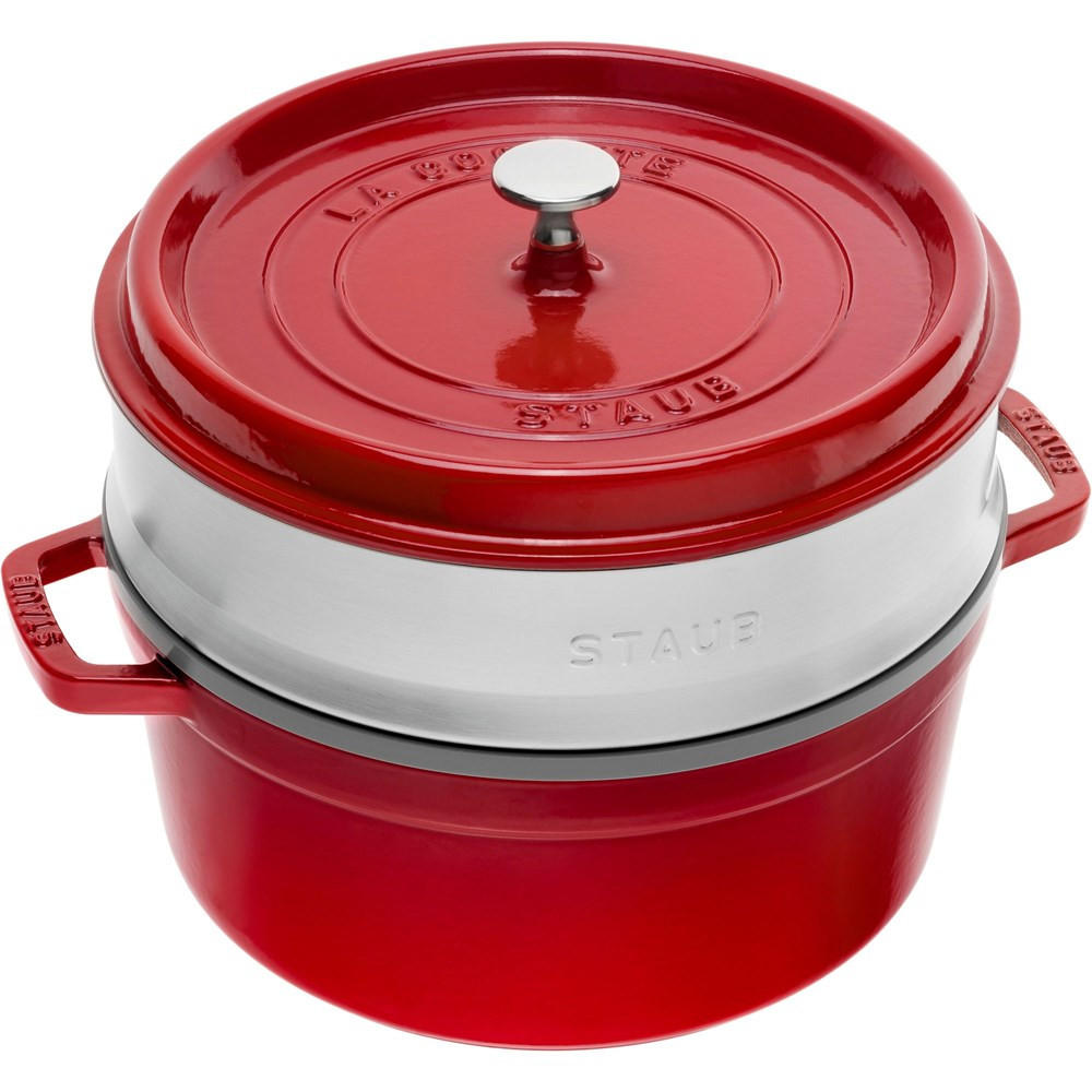 TOPF Rot 33/26/23.7 cm 405106010 - Rot, Metall (26cm) - Staub