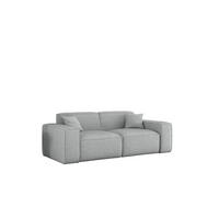 SOFA 2-sitzer Celes Premium In Artico - Hellgrau, Holzwerkstoff/Textil (182/73/90cm) - Fun Möbel