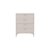 KOMMODE Piru - Beige, Metall (78/98/40cm) - kommodly