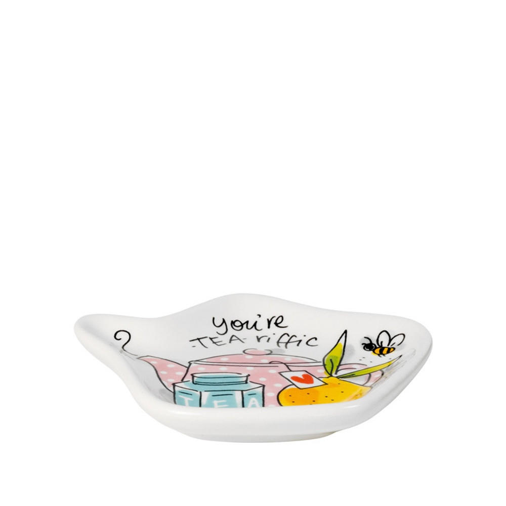 SCHALE You're Tea-riffic in Bunt - 12cm - Multicolor, Keramik (8/12/1.5cm) - Blond Amsterdam