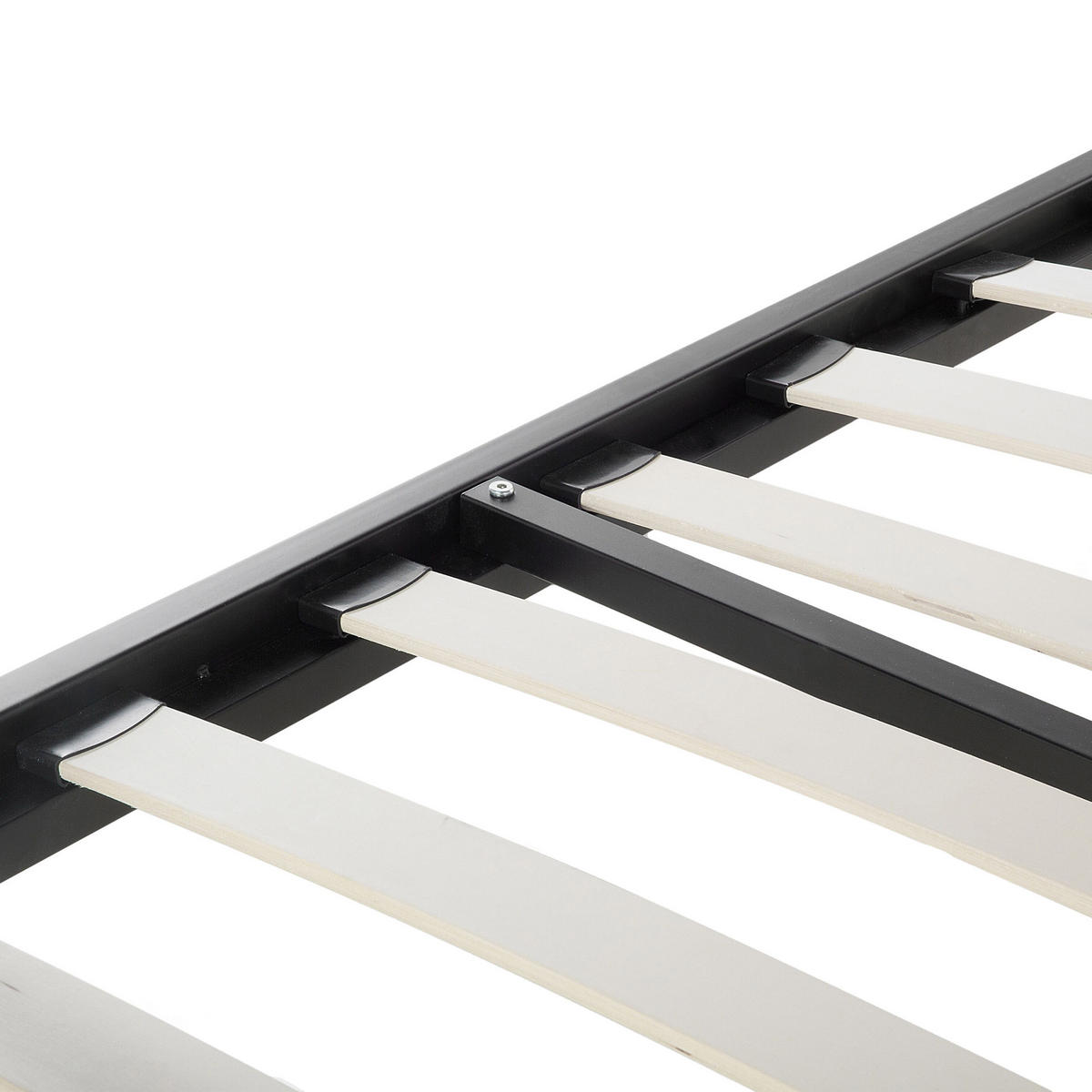 METALLBETT 160/200cm Schwarz Lyra - Schwarz, Metall (160/200cm) - Beliani