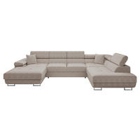 WOHNLANDSCHAFT Torezio Bis Cord, Seite: Rechts - Sahara, Holz/Textil (346/90/203cm) - MIRJAN24