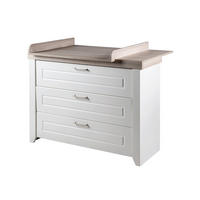WICKELKOMMODE Felicia - Weiß, Holzwerkstoff/Metall (120/98/75cm) - Roba