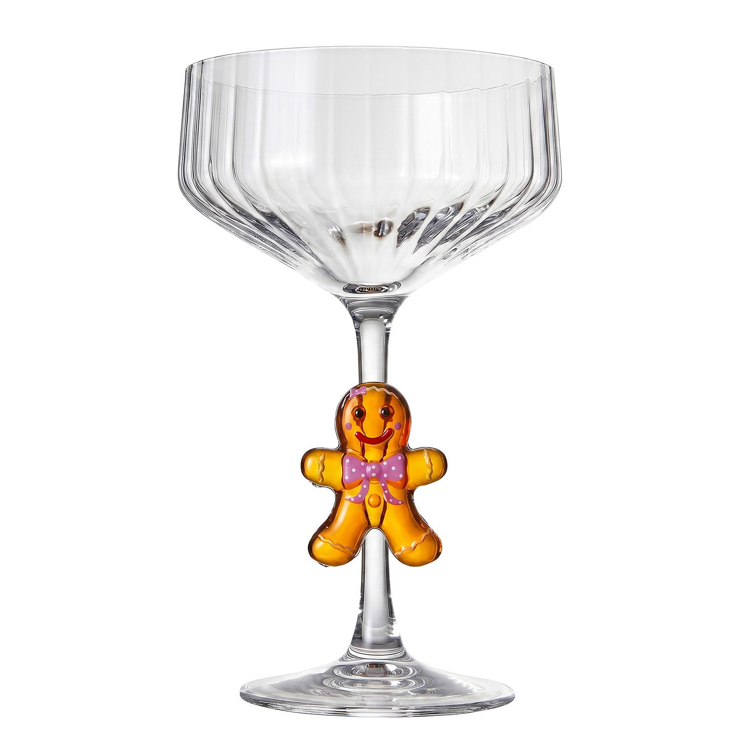 CHAMPAGNERSCHALE Ginger Bread Girl - Orange, Glas (0.32L) - Butlers