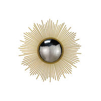 WANDSPIEGEL Gold 99/99 cm - Goldfarben, Metall (14.1/99/3cm) - KUNSTLOFT