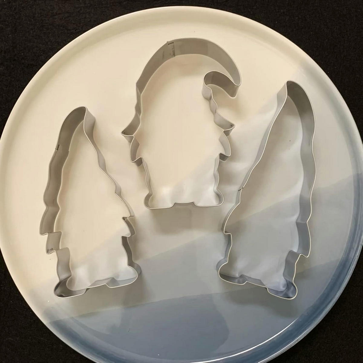 AUSSTECHER Set 3-teilig Wichtel Edelstahl spülmaschinenfest - Silberfarben, Metall (7.6/2/13.4cm)