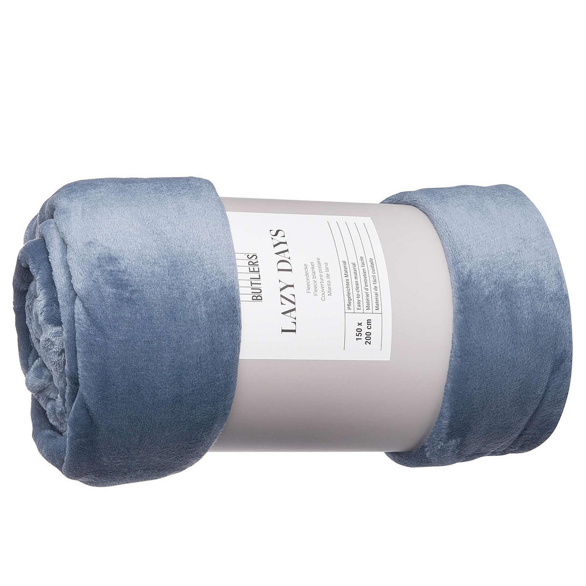 PLAID Lazy Days - Blau, Textil (150/200cm) - Butlers