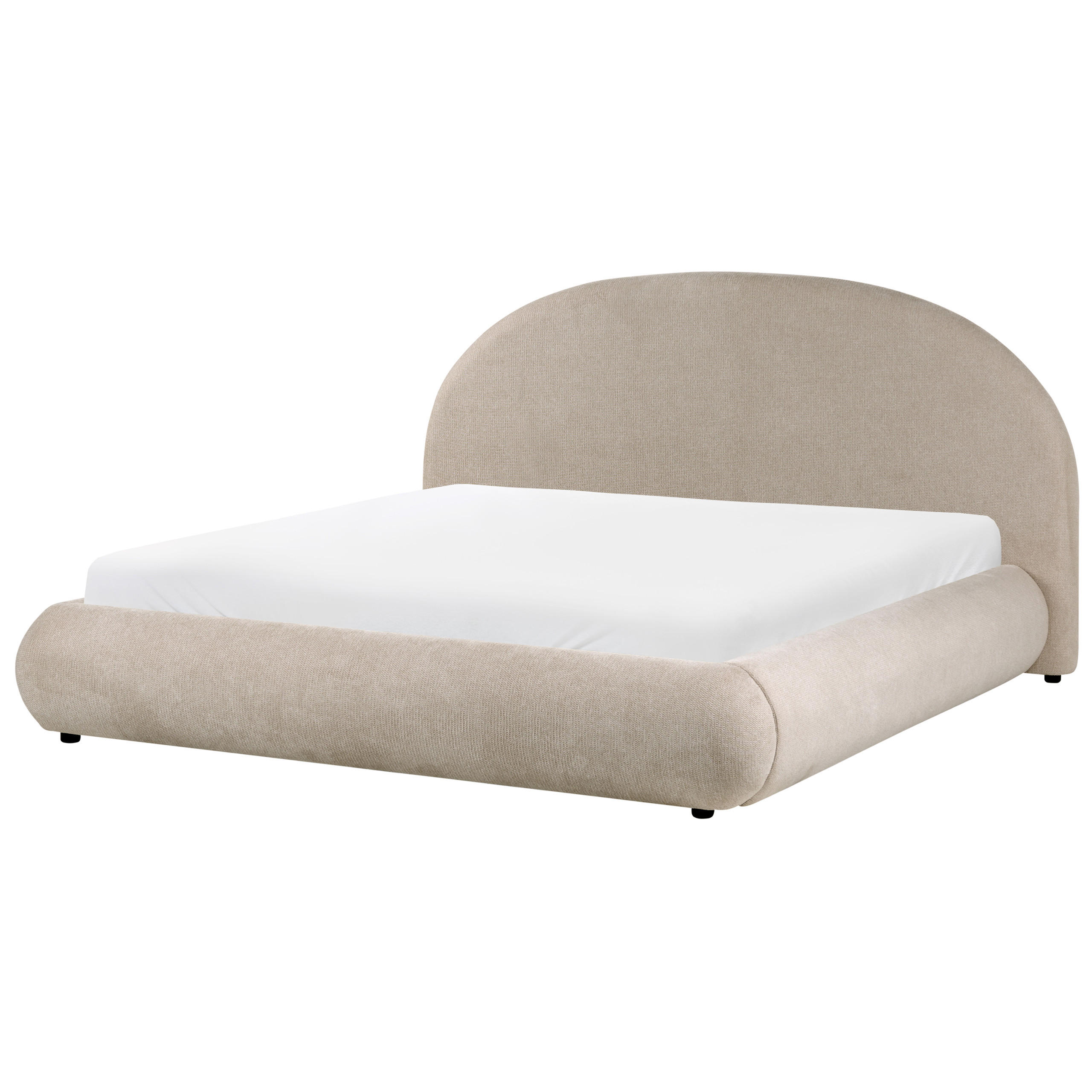 Beliani Bett Taupe 180x200 cm