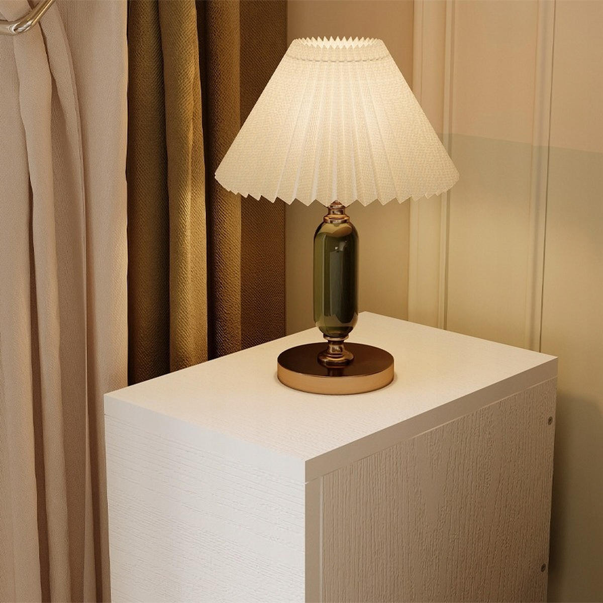 NACHTTISCH, weiß 20/55/30 cm - Weiß, Holzwerkstoff (50/12/38cm)