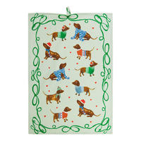 KÜCHENTUCH Kitchen Tales 50x70cm - Weiß/Grün, Textil (20/16cm) - Butlers