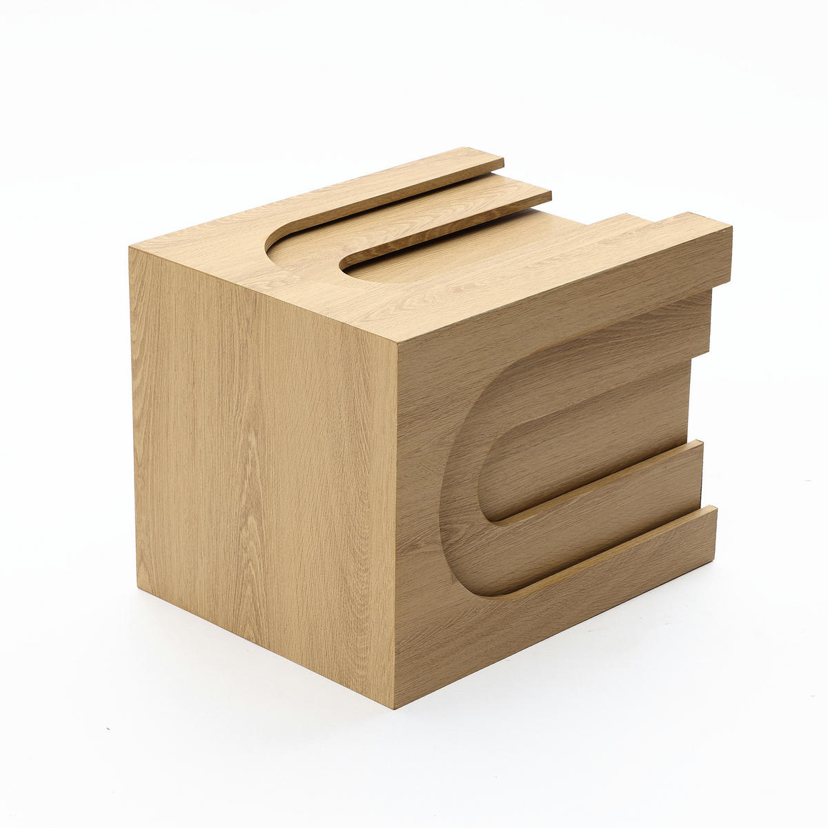 BEISTELLTISCHE 3er-Set Quadratisch, Holz | B37 x T37 x H48 cm - Braun, Holzwerkstoff (37/37/48cm) - Hometopia