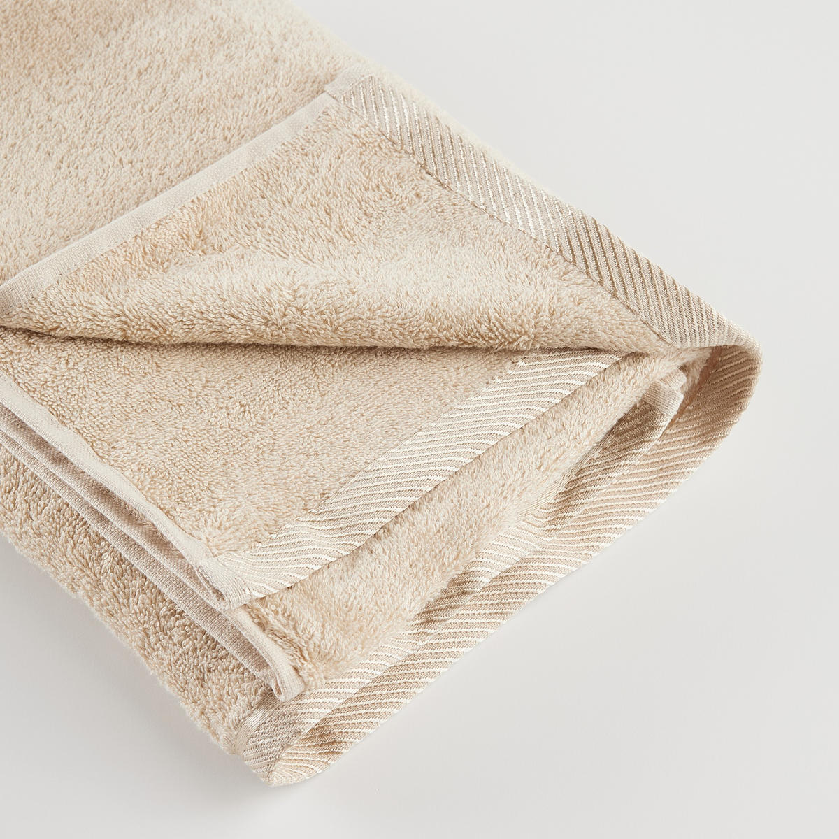 BADETUCH Bambo - Beige, Textil (70/130cm) - home&you