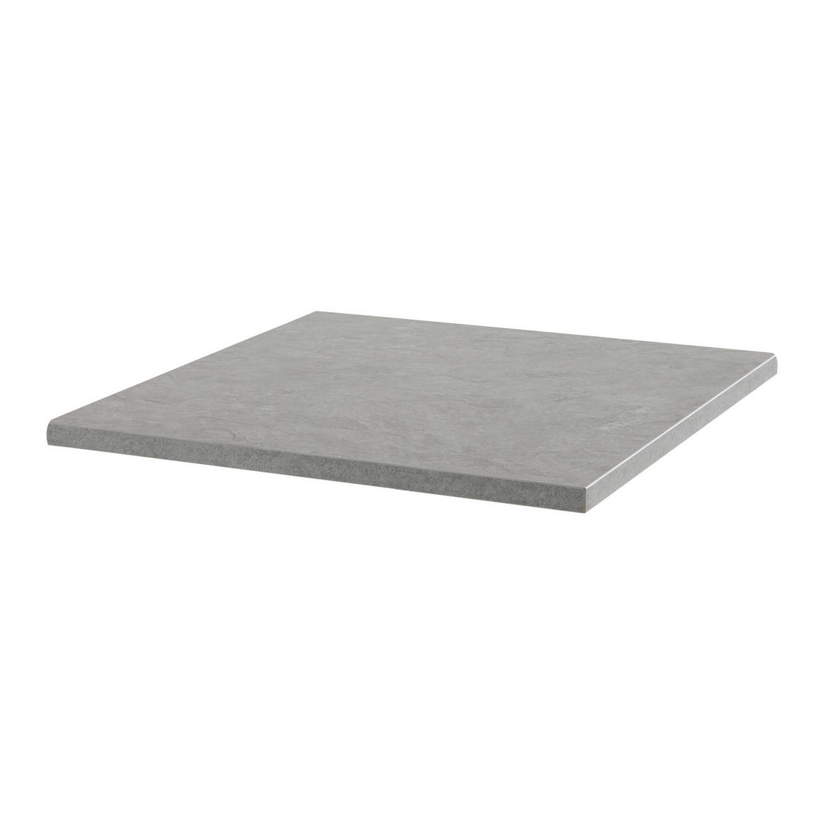 TISCHPLATTE quadratischer 60 cm, Grau - Grau, Holzwerkstoff (60/60/2cm) - Oviala