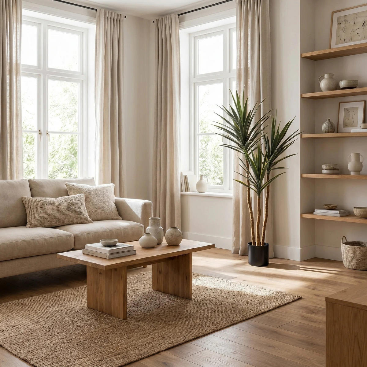 KUNSTBAUM Künstliche Yucca – Talandra 150 cm - Grün, Kunststoff (150cm) - aplanta