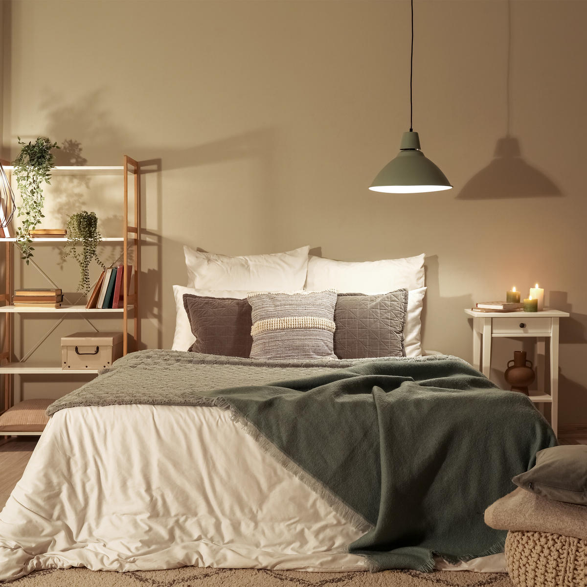 BETTDECKE - Weiß, Textil (200/220cm) - Relaxdays