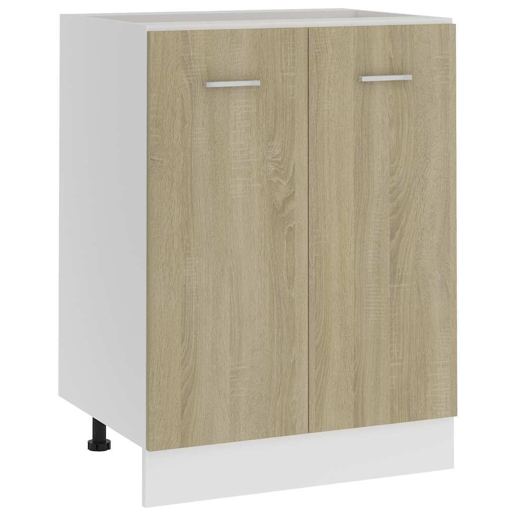 UNTERSCHRANK Lyon Sonoma-Eiche 60/46/81,5 Cm Holzwerkstoff - Alteiche, Holzwerkstoff (46/81.5/60cm) - vidaXL