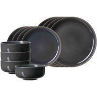 BASIC-SET Toledo grau 12er Set - Grau, Keramik (1/1/1cm) - Ritzenhoff Breker