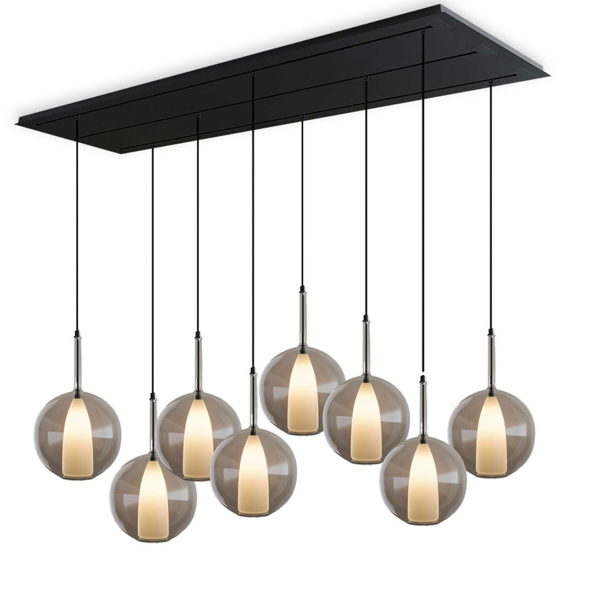 HÄNGELEUCHTE Belluna Klar Ø 24cm - Klar, Glas (24/24/45cm) - s.luce