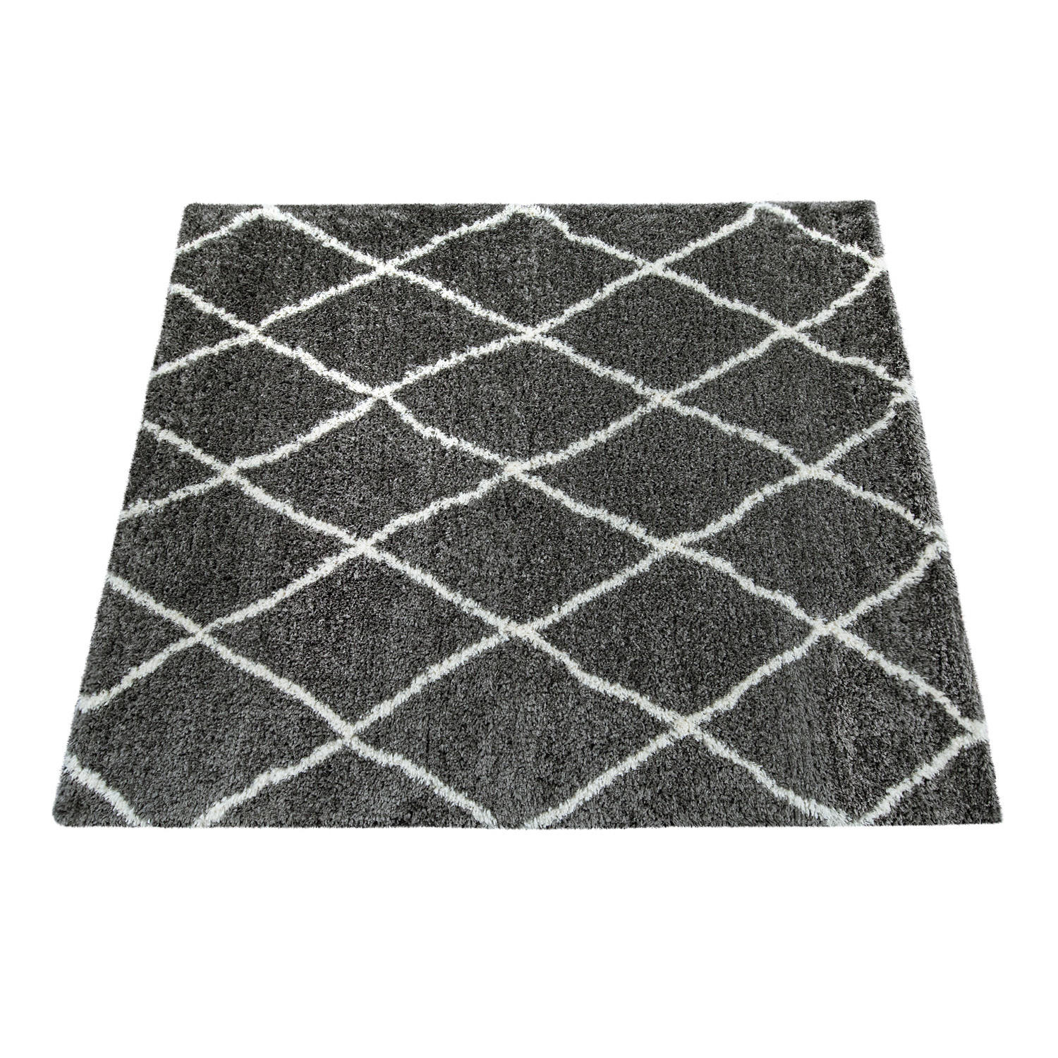 HOCHFLORTEPPICH 120/160 cm Maghreb 75 - Grau, Textil (120/160cm) - Paco Home