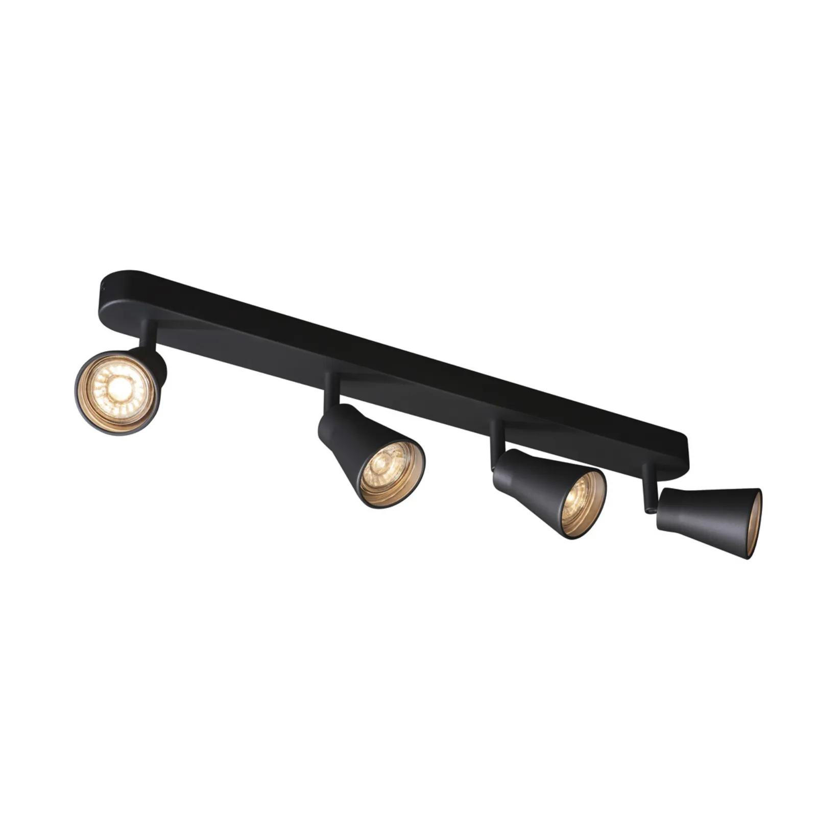 DECKENSTRAHLER Avo - Schwarz, Metall (11.5/11.5/9.5cm) - SLV
