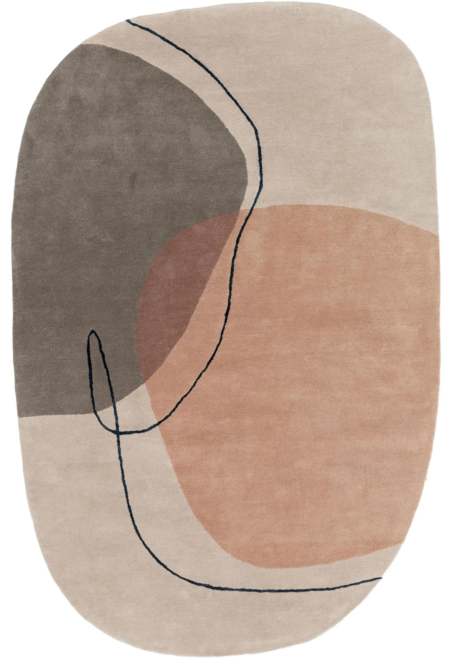 WOLLTEPPICH Shape Multicolor 160x230 cm - Multicolor, Textil (160/230cm) - benuta Pure