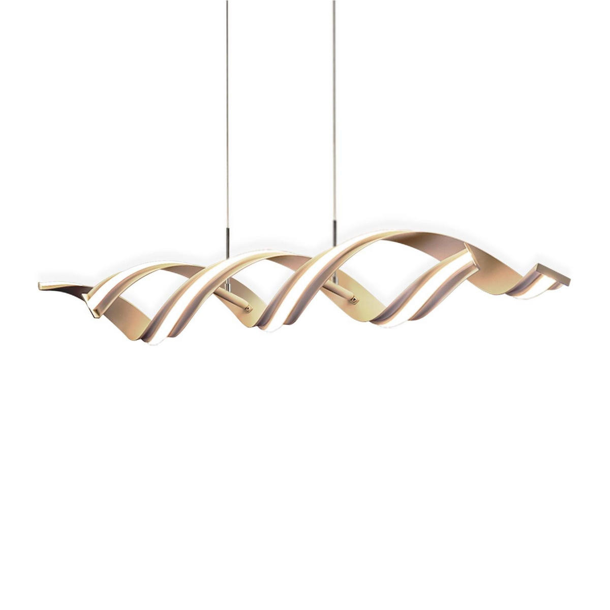 LED HÄNGELEUCHTE Thomas 95/12/150 cm - Weiß, Metall (95/12/150cm) - Nettlife