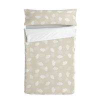 NORDIC-SACK clouds 105x200 cm ohne füllung beige - Beige, Textil (105/200cm) - Happy Friday