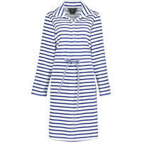 BADEMANTEL DAMEN REISSVERSCHLUSS BRETON 6597 NAVY - 16 - Blau, Textil (Mnull) - Cawoe